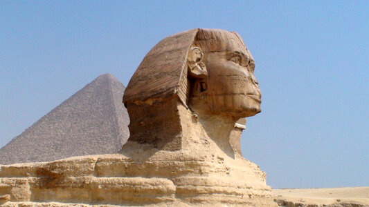 The Sphinx at Giza, Egypt photo