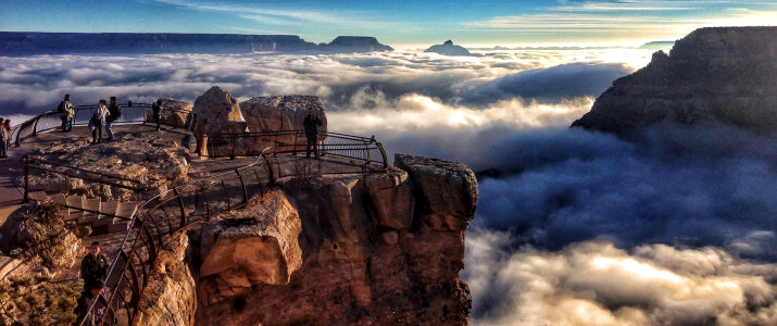 Grand Canyon with Clouds landscape photo