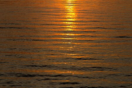 Coast dusk evening