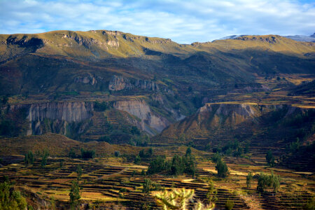 Colca Valley landscape in Arequipa Peru photo
