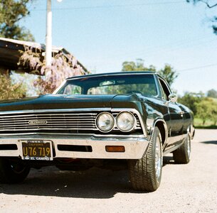 Classic Black El Camino Car photo