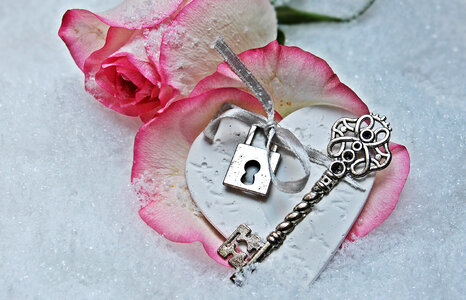 Valentines Day Key to the Heart photo