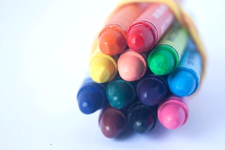 Color colorful crayon