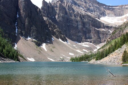 Lake Louise and Mount Victoria with its Glacier photo