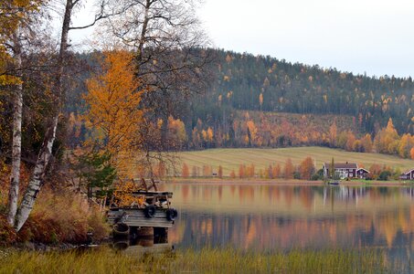 Mirroring water sweden photo