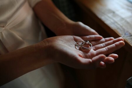 Rings pair woman photo