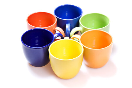 Color cups photo