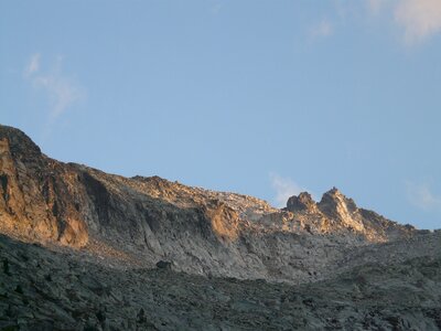 Scree pico aneto pyrenees