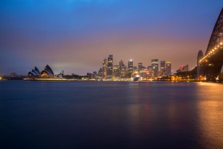 Sydney harbour harbour bridge skyline