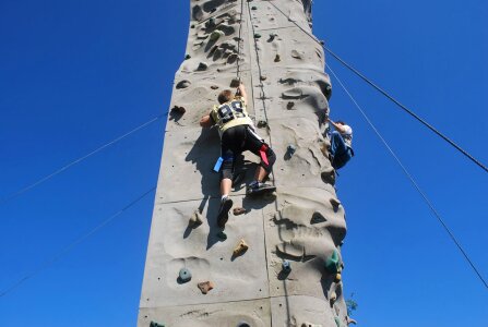 Climbing boys lads
