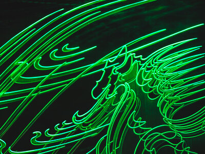 Neon Lights Background photo