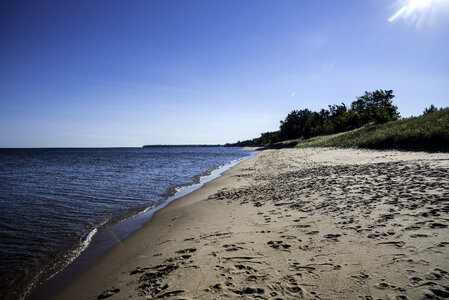 Shoreline and landscape of Lake Superior, Michigan