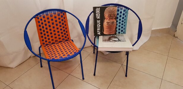 Chairs books art