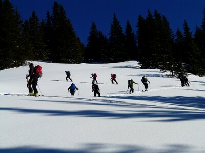 Winter cold run photo