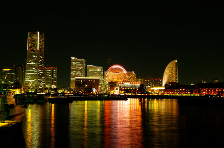 5 Night view in Yokohama