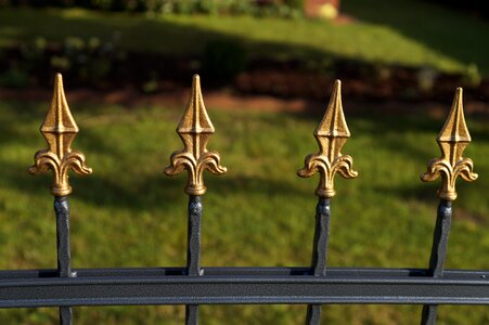 Metal golden tips still life photo