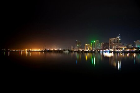 Landscape of Manila Bay from Harbour Square photo