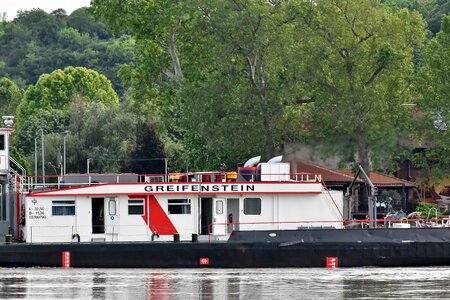 Barge Danube industry photo