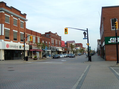 Main Street of North Bay in Ontario, Canada