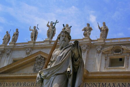 Italy statue stonework photo