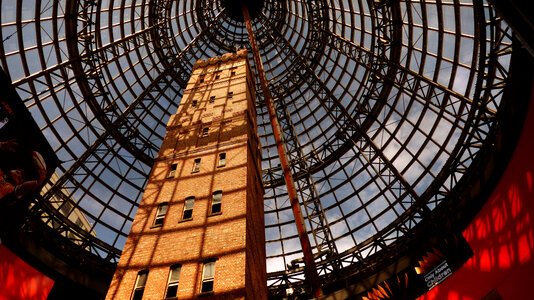 Coop's Shot Tower located in the heart of the Melbourne CBD, Aust photo