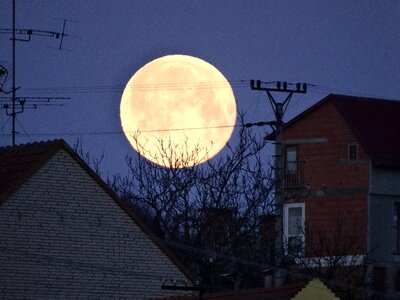 Dawn month night