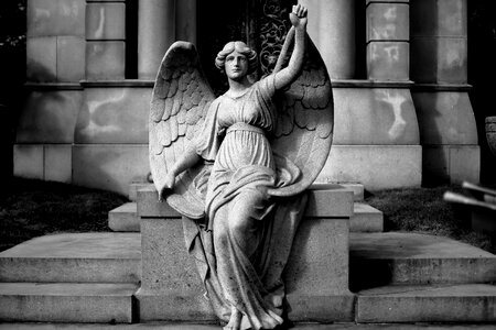 Ancient angel architecture photo