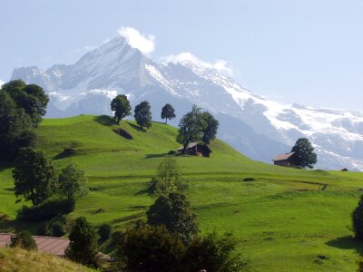 Mountains grindelwald switzerland