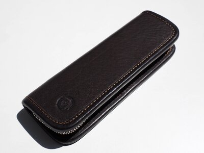 Case leather case zip