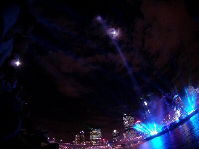 City lights night photo