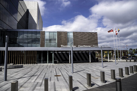 Thunder Bay Courthouse in Ontario, Canada photo