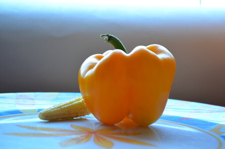 Bell Pepper Baby Corn photo