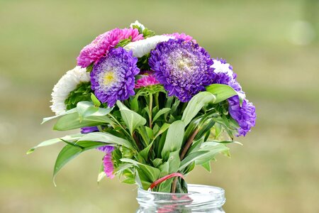 Arrangement bouquet jar
