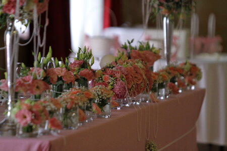 Banquet decoration flower photo