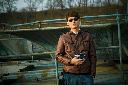 Glasses creative shooting taobao