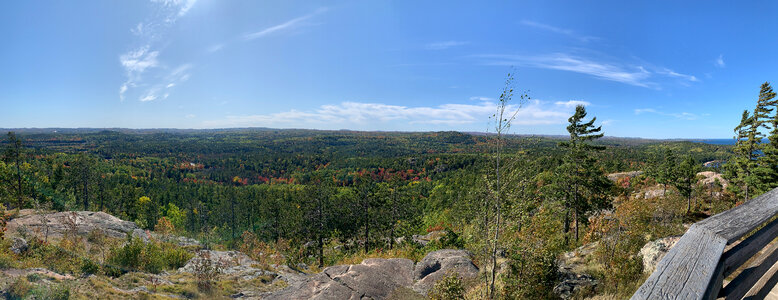 Panoramic view from the top of Sugarloaf Mountain photo