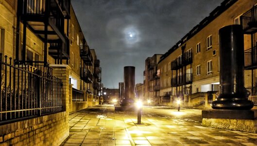 Moon evening sky london photo