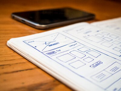 Wireframe Website photo