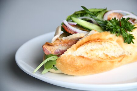 Salad order bacon