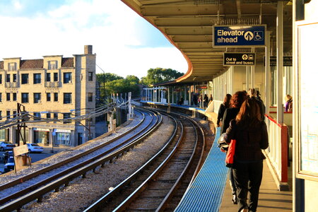 Railway Platform Usa photo