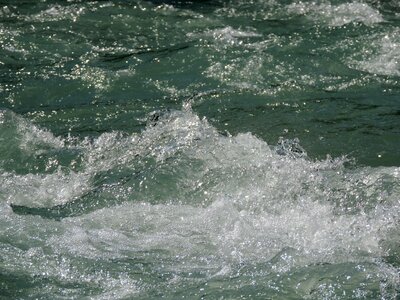 Waters glassy clear