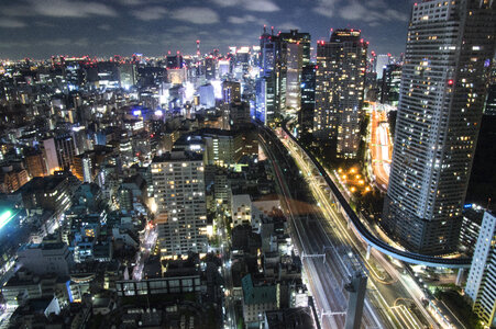 6 Night view of Tokyo photo