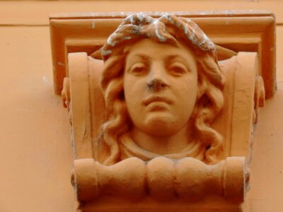 Baroque bust face photo