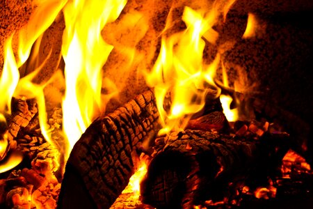 Campfire burn heat