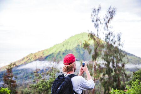 Traveller Takes Picture photo