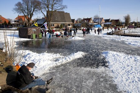 Ice natural ice pastime ice skating