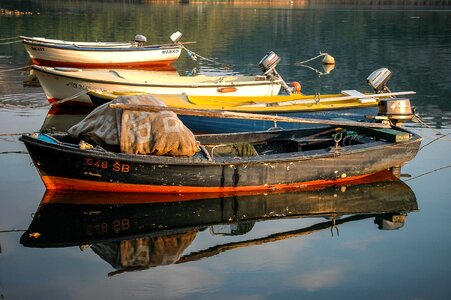 Picturesque colorful boat