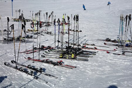 Rest ski run skiing