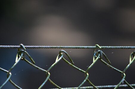 Wire metal wire mesh fence photo