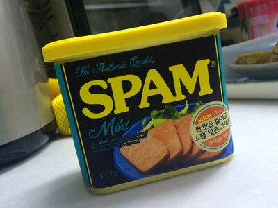 Sausage ham ham tin